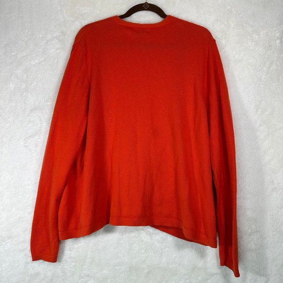 Old Navy Orange Open Cardigan Long Sleeve Women's Size XXL Plus Size - Picture 2 of 6